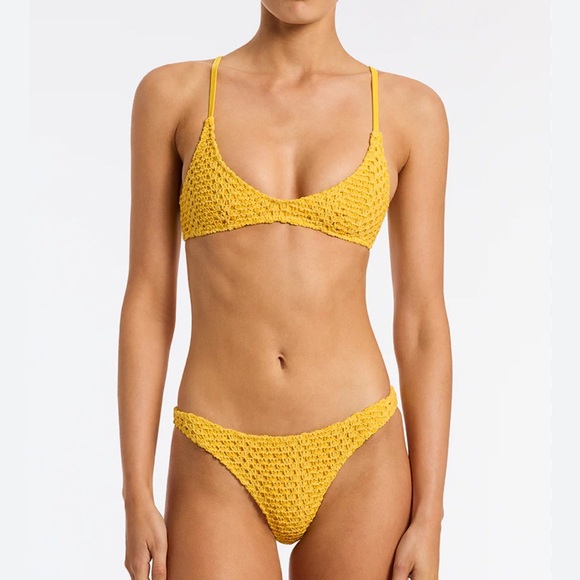 Triangl Swimwear Yellow Bikini Set - Picture 2 of 10